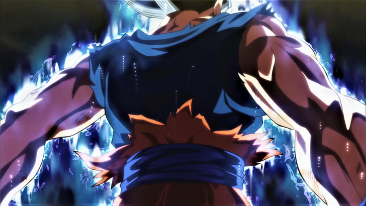 Son Goku Ultra Instinct illustration, Super Saiyan Blue, DBS