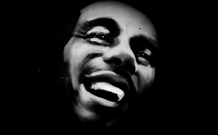 HD wallpaper: One Love, Bob Marley illustration, Black and White,  California | Wallpaper Flare