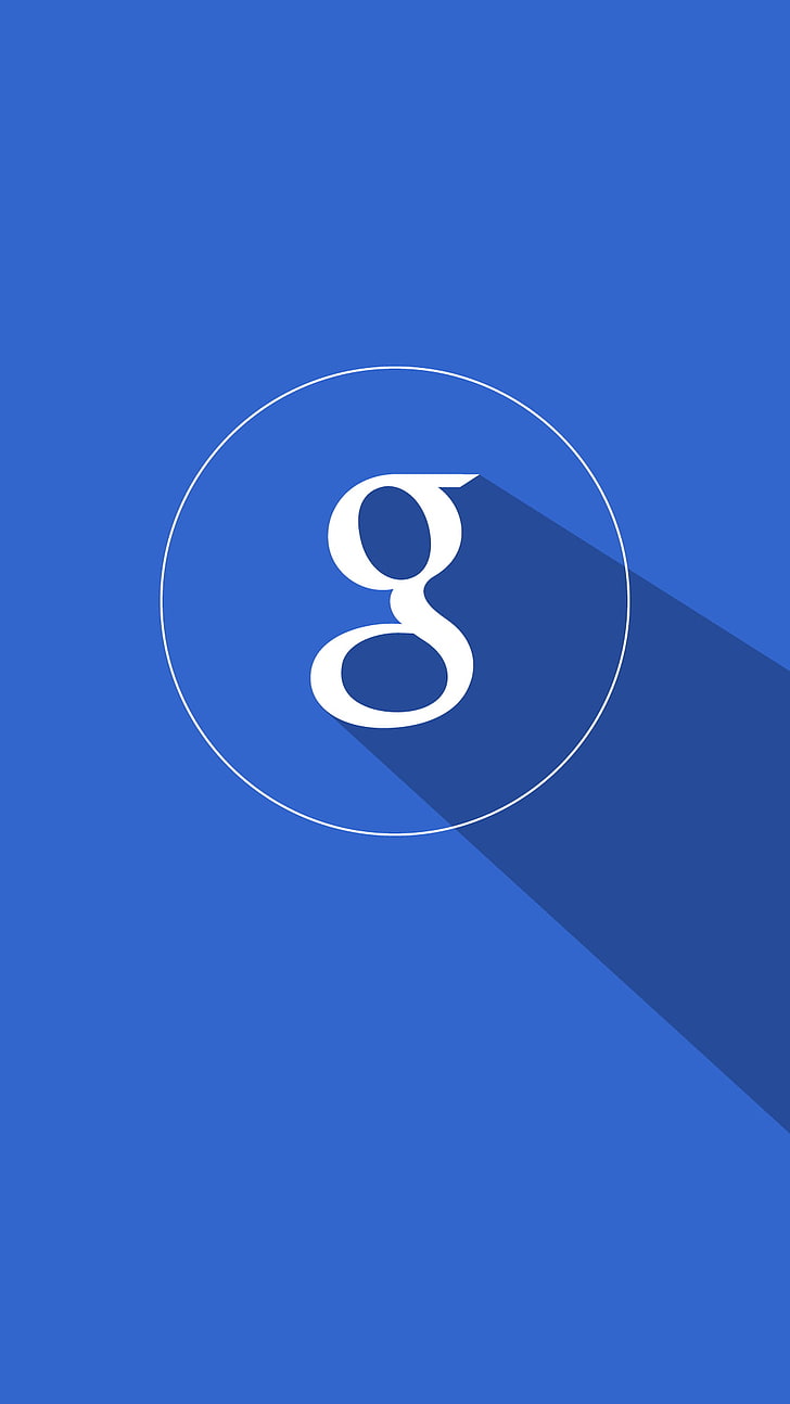 Google logo, Google logo, digital art, minimalism, portrait display, HD wallpaper