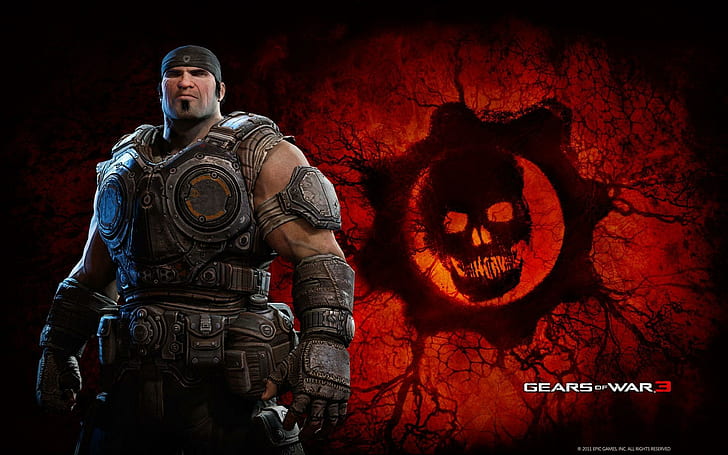 Marcus In Gears Of War 3, xbox 360, game, games