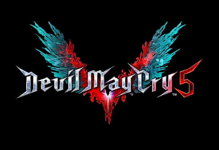 Devil May Cry 5, logo, HD wallpaper
