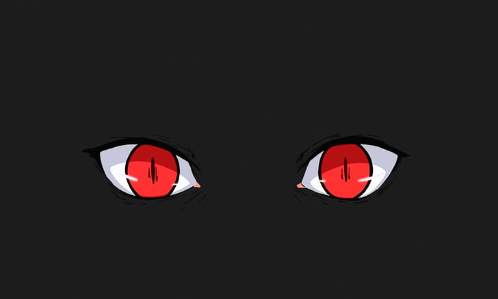 HD wallpaper: eyes, black, red eyes, digital art, Kagerou Project, anime |  Wallpaper Flare