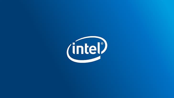 Hd Wallpaper Intel Blue Logo Wallpaper Flare