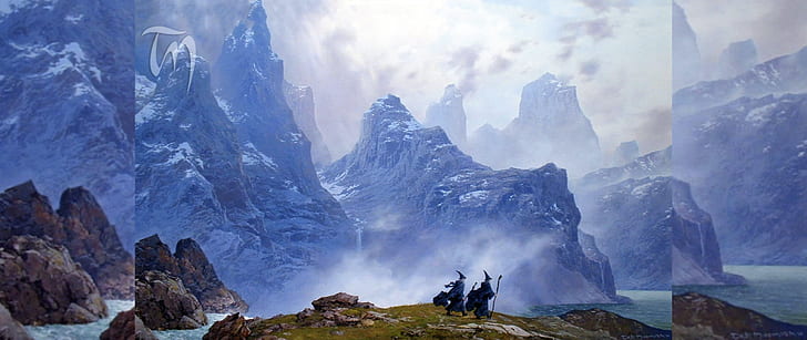 blue, wizard, Blue Wizards, J. R. R. Tolkien, Middle-earth, HD wallpaper