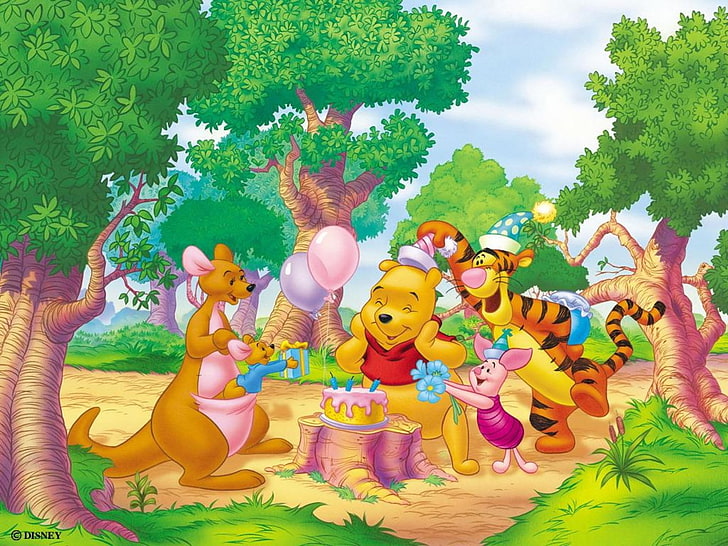 winnie the pooh  picture backgrounds, representation, multi colored