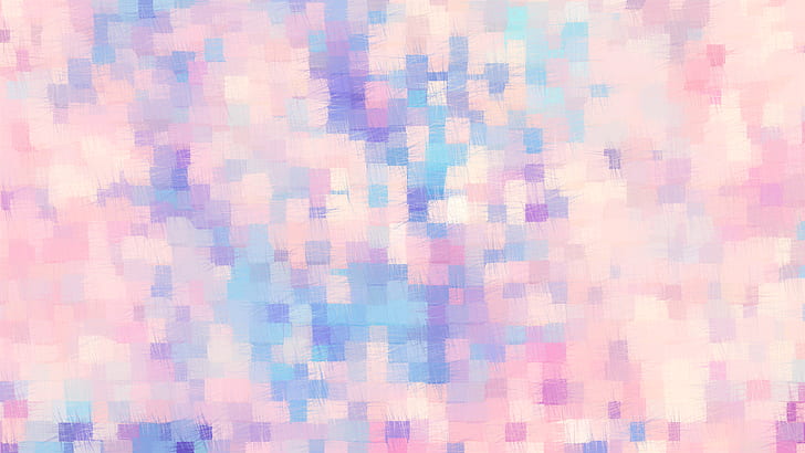 pastel, square, cube, colorful, abstract, HD wallpaper