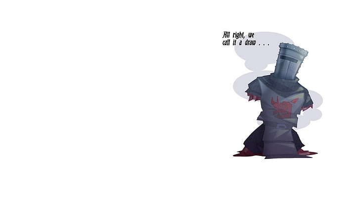 gray knight illustration with text overlay, Monty Python, Black knight, HD wallpaper