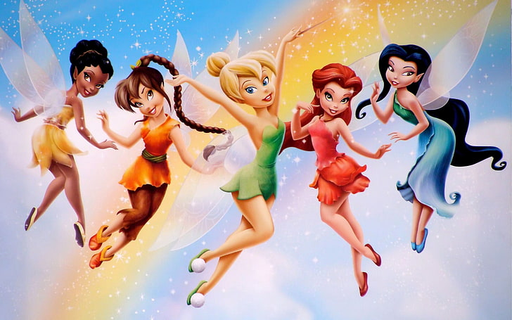 Tinker Bell Friends Disney Fairies Characters Desktop Hd Wallpapers For Mobile Phones And Computer 2880×1800, HD wallpaper