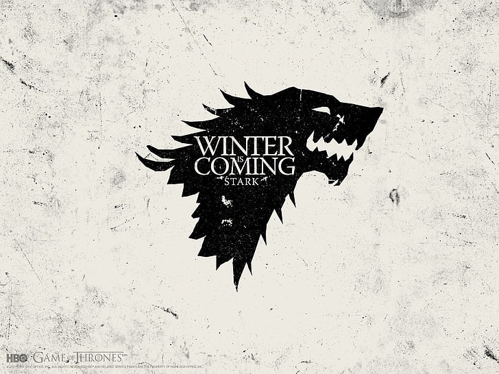 Winter Coming Strark, Game of Thrones, A Song of Ice and Fire