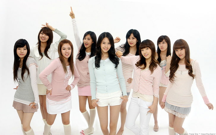 SNSD, Girls' Generation, Tiffany Hwang, Kim Taeyeon, Seohyun, HD wallpaper