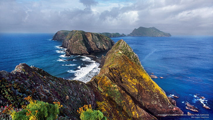 Anacapa Island, Channel Islands National Park, California, National Parks, HD wallpaper
