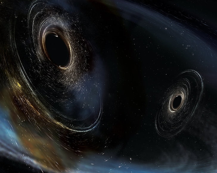 Sci Fi, Black Hole, Space, Stars