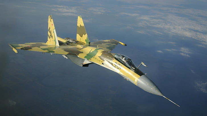 Aviator, Sukhoi Su-35, HD wallpaper