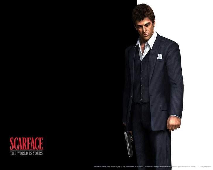 Al Pacino Scarface, Video Game, HD wallpaper