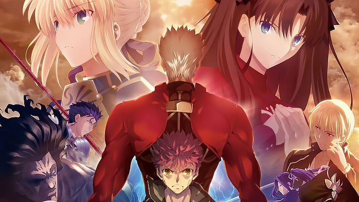 Fate Series, Fate/Stay Night: Unlimited Blade Works, group of people, HD wallpaper