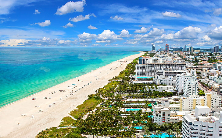 Miami Beach Florida Northshore Open Space Park Summer Wallpaper Hd 3840×2400, HD wallpaper