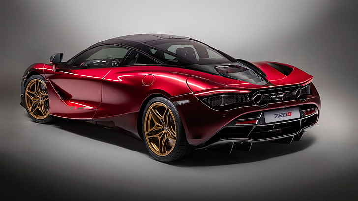 McLaren 720S, red, Super Car , mode of transportation, motor vehicle, HD wallpaper