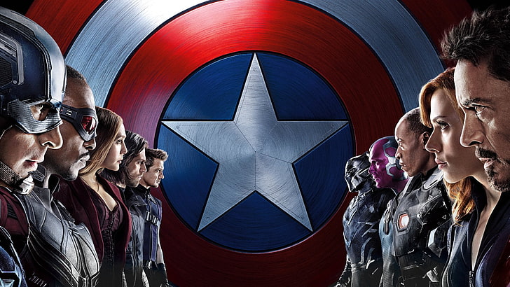 Marvel Avengers Infinity War poster, Captain America, Captain America: Civil War, HD wallpaper