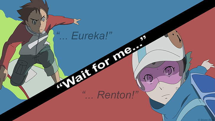 Eureka Seven, Eureka (character), Thurston Renton, communication, HD wallpaper