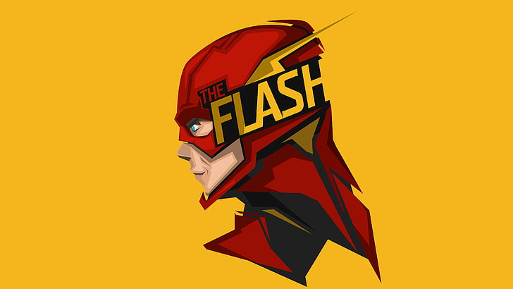 Headshot, 4K, Artwork, 8K, Minimal, The Flash