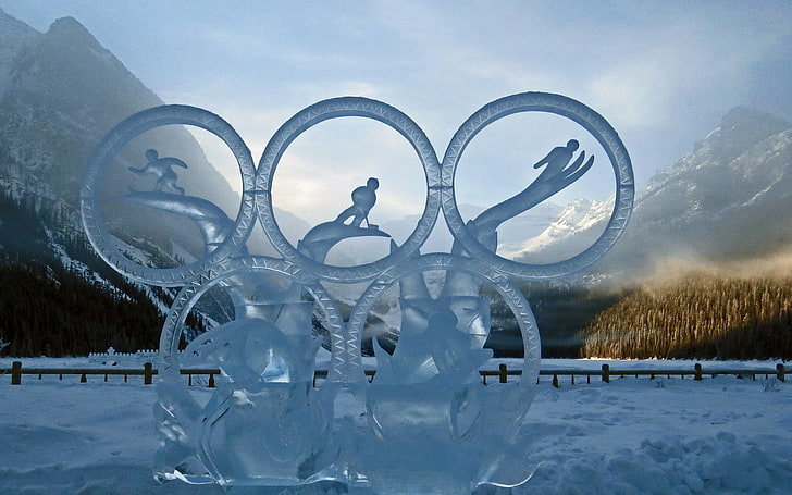 HD wallpaper: ice sculpture, nancy chow, the fire of hope, olympics, sochi  2014 | Wallpaper Flare