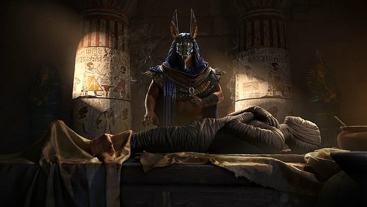 Assassins Creed: Origins, Egypt, 4K, 8K, Mummy, HD wallpaper