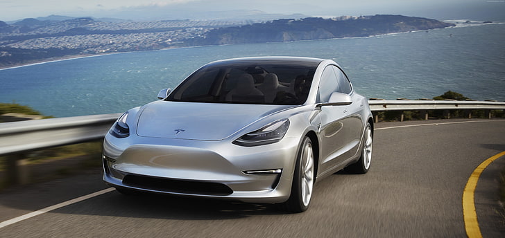 Tesla Model 3 Prototype, electric cars, sedan, Elon Musk