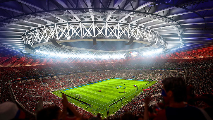 stadium, fifa, arena, 2018, world cup, HD wallpaper