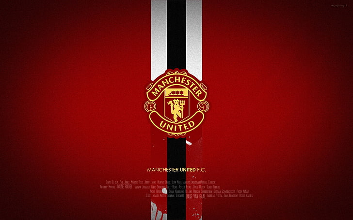 Manchester United football club-Logo Brand Sports .., red, no people, HD wallpaper