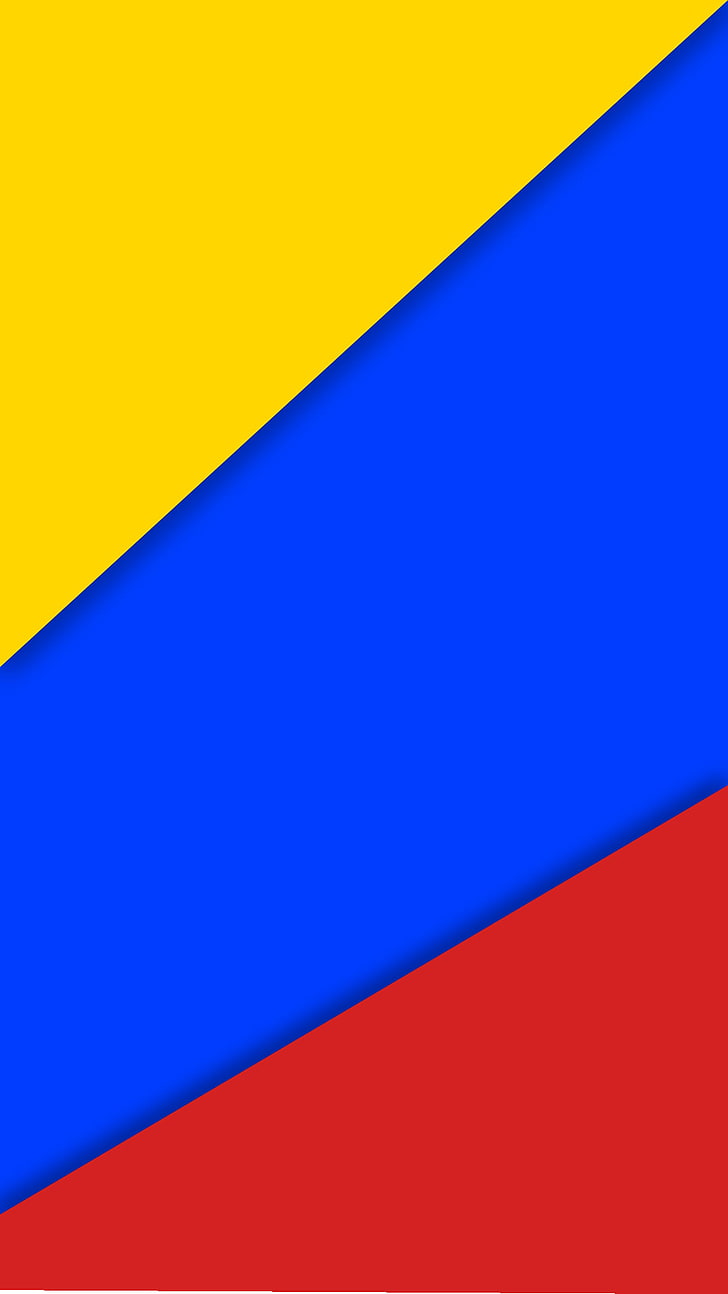 HD wallpaper: yellow, blue, and red stripes wallpaper, Colombia, material  style | Wallpaper Flare