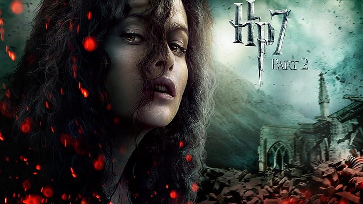 Harry Potter Brunette Face Bellatrix Lestrange Helena Bonham-Carter HD, HD wallpaper