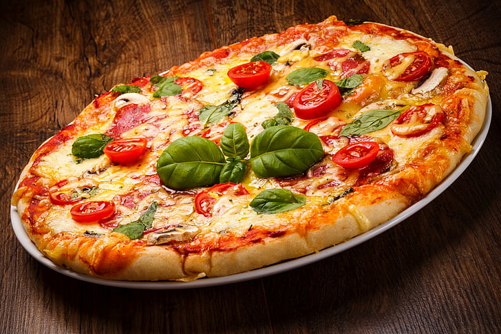 Food, Pizza, Tomato, food and drink, cheese, dairy product