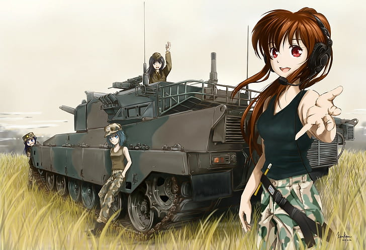 Tank Girl anime tanks HD wallpaper  Pxfuel