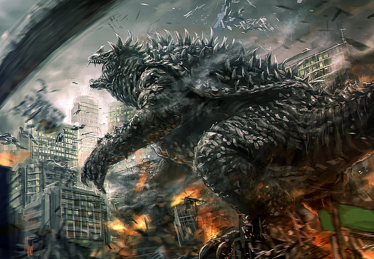 HD wallpaper: Godzilla, Godzilla Raids Again | Wallpaper Flare