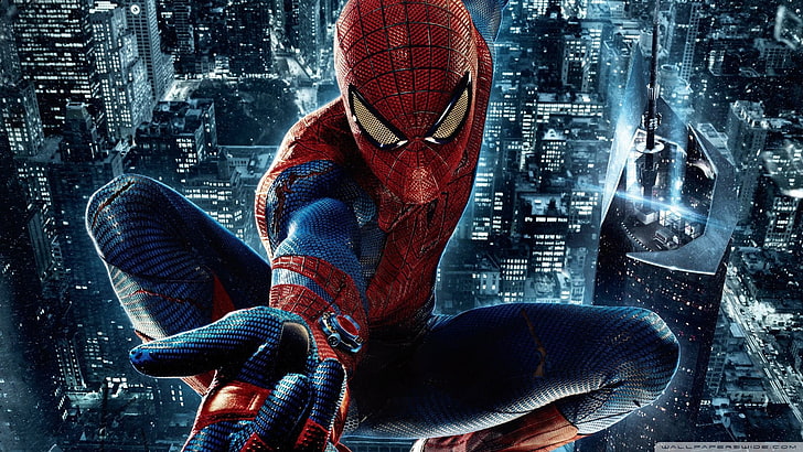 Marvel Spider-Man digital wallpaper, movies, adult, one person, HD wallpaper