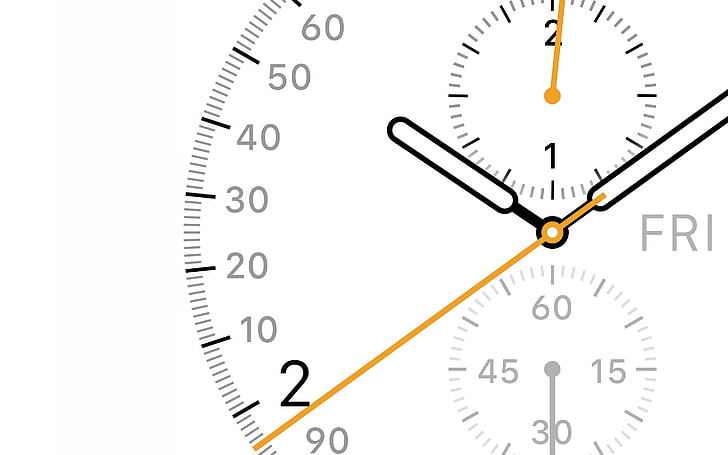 Apple Watch, minimalism, clocks, time, number, instrument of measurement