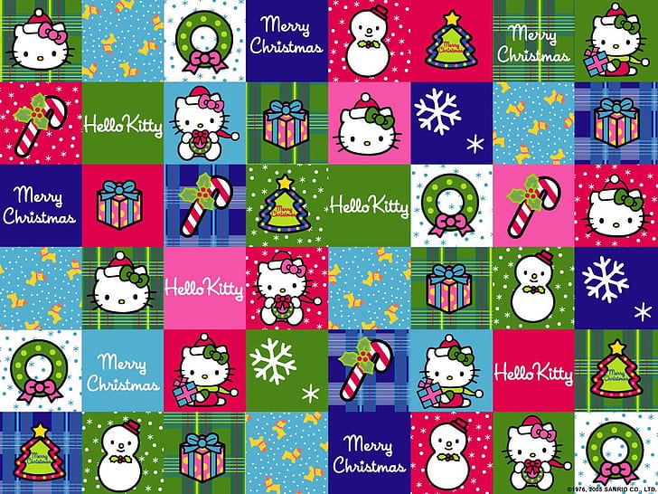 50 Hello Kitty Christmas Desktop Wallpaper  WallpaperSafari