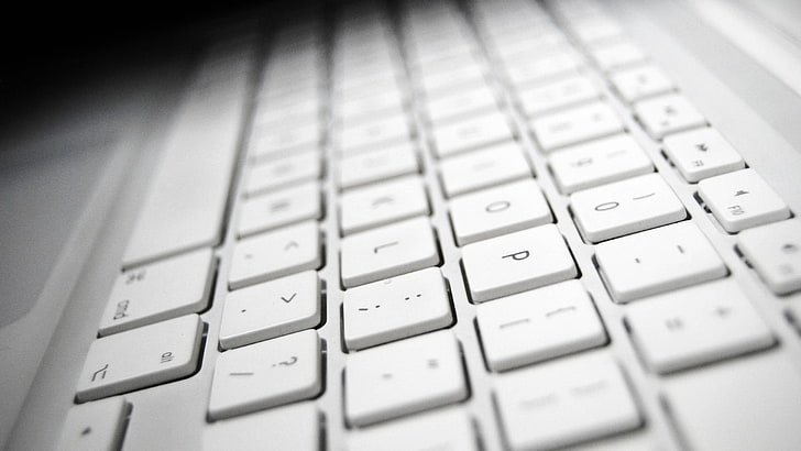 white laptop keyboard, technology, keyboards, computer, computer keyboard