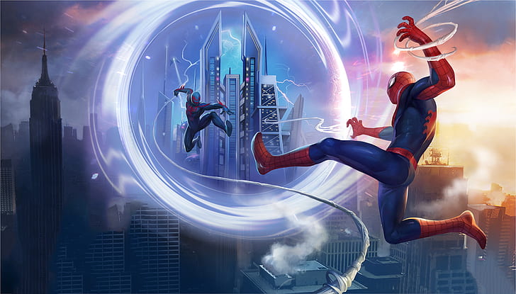 Spider-Man, Spider-Man 2099, HD wallpaper