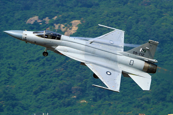 fighter aircraft, Chengdu JF-17, China air force, Pakistan Air Force, HD wallpaper