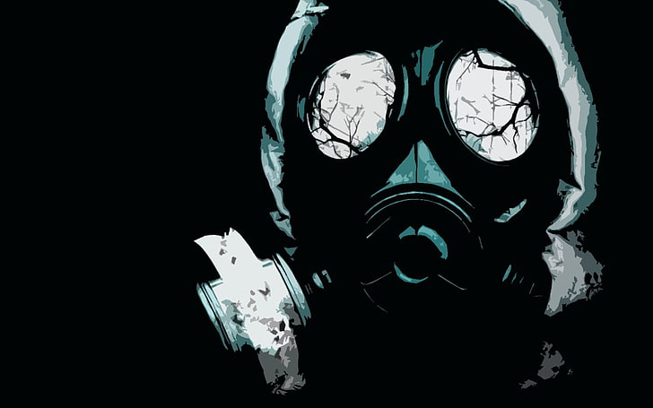 Sci Fi, Gas Mask, Biohazard, HD wallpaper