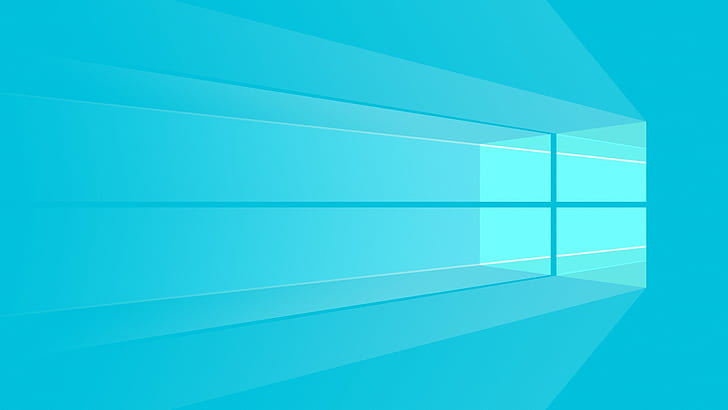 windows 10 microsoft windows, backgrounds, pattern, blue, abstract HD wallpaper