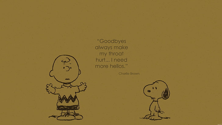 Charlie Brown, quote, Snoopy, communication, text, indoors, HD wallpaper