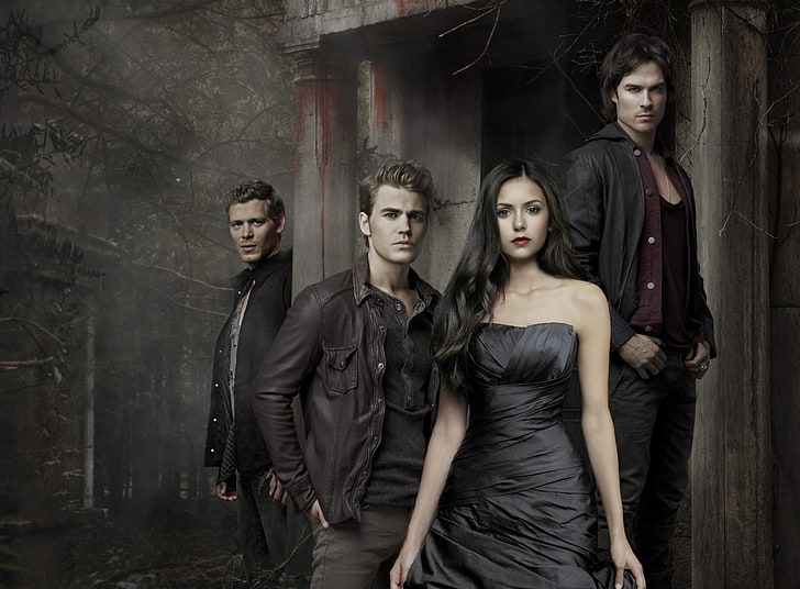 The Vampire Diaries, The Vampire Diaries digital wallpaper, Movies