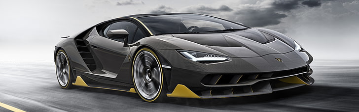 Lamborghini Centenario LP770-4, car, vehicle, Super Car, motion blur, HD wallpaper