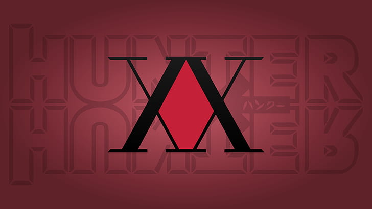 Hunter x Hunter, anime, red background