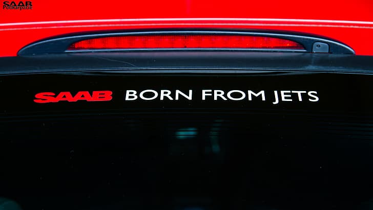 saab, saab 9-3, Saab 93 OG, Saab OG, red, car, photography, HD wallpaper