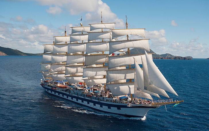 Rc Carib Venice To Rome On Star Clippers, transportation, nautical vessel