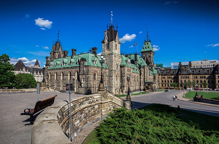 Canada, Parliament Hill, Ottawa, HD wallpaper