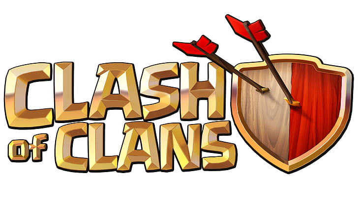 Hd Wallpaper Clash Of Clans Logo Wallpaper Flare